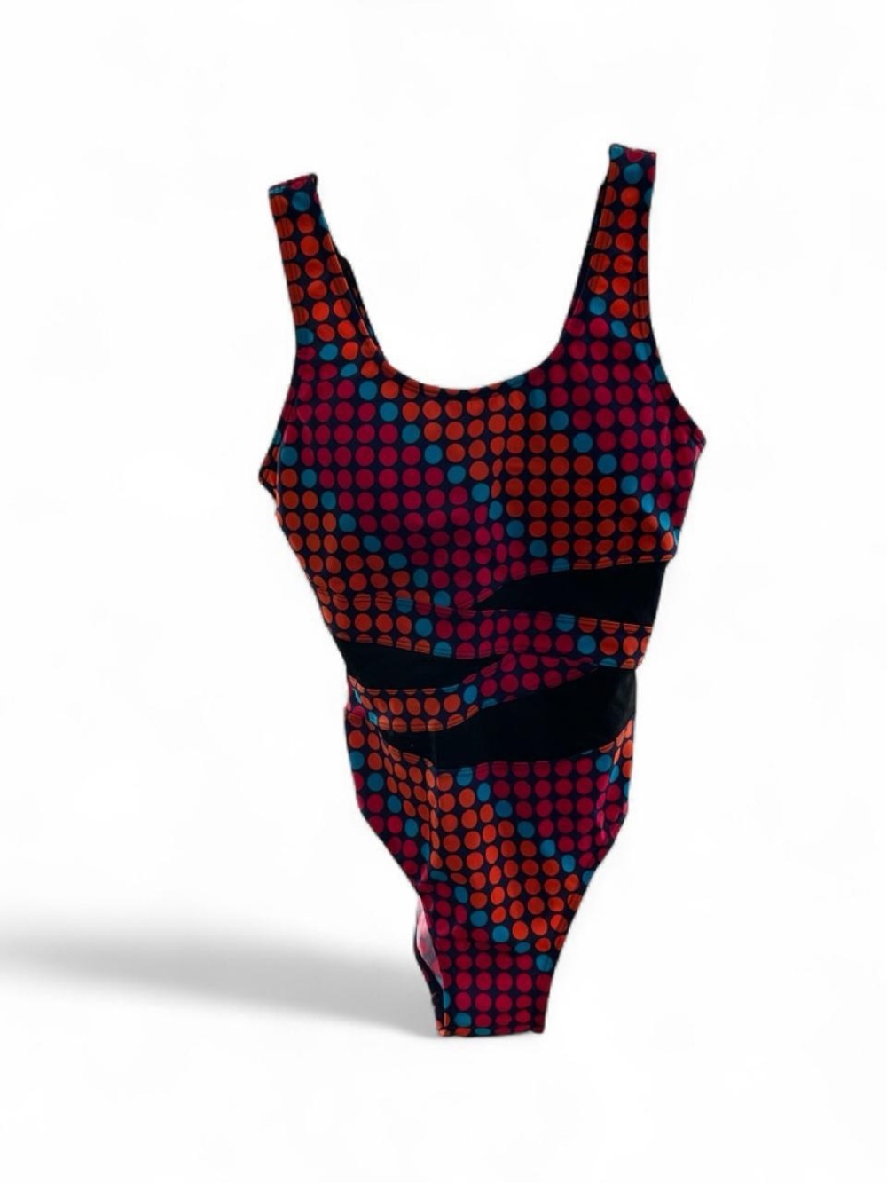 Women’s Multicolor Polka Dot One-Piece Swimsuit